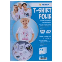 HERMA T-Shirt Folie für helle Textilien A4 bedruckbar 10 St.