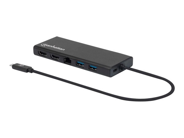 MANHATTAN USB3.2 Gen1 USB-C auf Dual-HDMI Multiport-Adapter