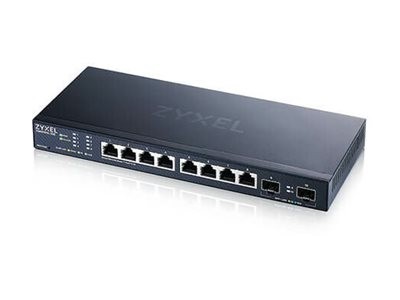 ZYXEL 8-Port 2.5GbE, 2 SFP+ Smart Switch, NebulaFlex (Webmanaged und Cloudmanaged nutzbar)