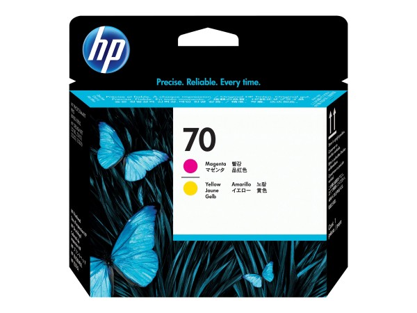 HP 70 Gelb, Magenta Druckkopf