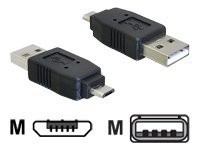 DELOCK Adapter USB micro-B male to USB2.0 A-male