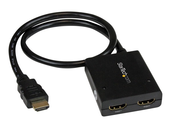 STARTECH.COM 2 Port HDMI 4k Video Splitter - 1x2 HDMI Verteiler - 4k - 30 Hz - 2-fach Ultra HD 1080p