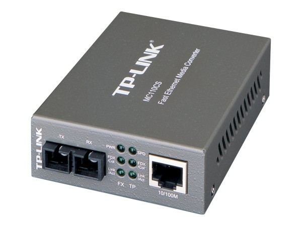 TP-LINK 10/100 Mbps RJ45 to 100 Mbps Single-mode SC Fiber Converter