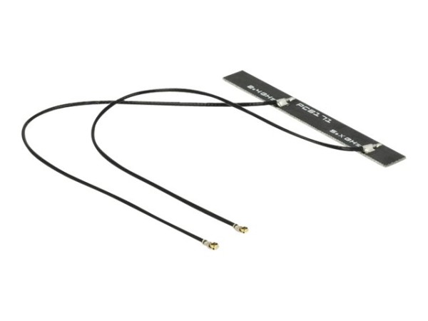 DELOCK Antenne Doppel WLAN MHF IV Stecker 802.1