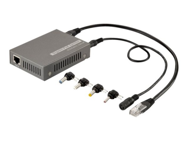 Splitter LevelOne 2-Port PoE Gigabit 802.3 af/at