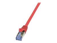 LOGILINK CQ3054S S/FTP Patchkabel Kat.6A PrimeLine rot -   2,00m