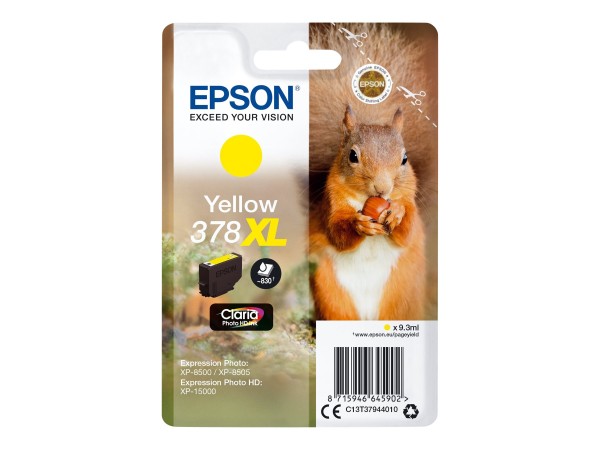 EPSON 378XL XL Gelb Tintenpatrone