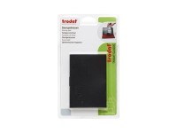 TRODAT Stempelkissen 9052 (B)110 x (T)70 mm, schwarz Kunststoff-Gehäuse, wasserbasierend, ungiftig,