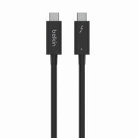 BELKIN Thunderbolt 4-Kabel, 2 m, aktiv -Thunderbolt 4-zertifiziert -40 Gbit/s für schnellen Datentra