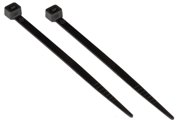 ALCASA Kabelbinder 300 mm x 4,8 mm, schwarz, UL, UV-resistent, -40 °C bis +85 °C, 100 Stück, Good Co