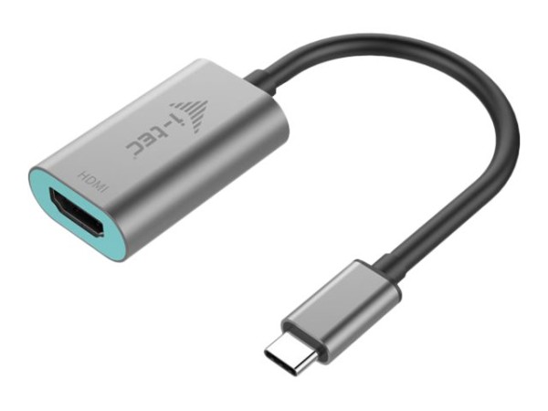 I-TEC USB C auf HDMI Metal Adapter 1x HDMI 4K 60Hz Ultra HD kompatibel mit Thunderbolt 3