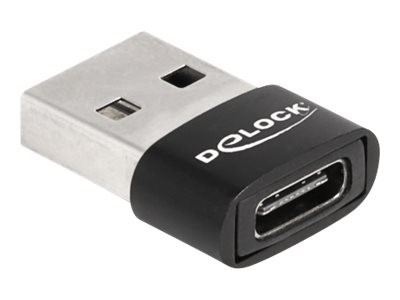 DELOCK - USB-Adapter - USB (M) bis USB-C (W) - USB2.0 5 A - Schwarz (60002)