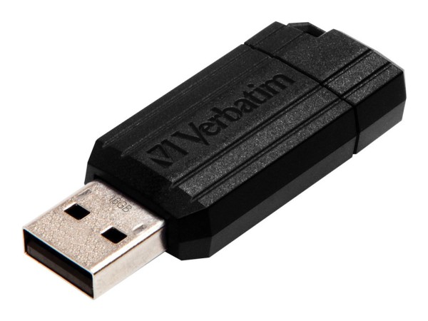 USB-Disk Verbatim 8GB 2.0 Pin Stripe black