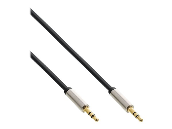 INLINE Slim Audio Klinke Kabel 3.5mm St/ST Stereo 2m