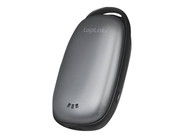 LOGILINK Mobile Power Bank, 4.000mAh, hand heater, metal grey