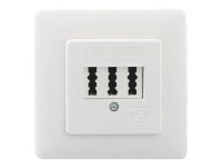 TAE 3x6 NFN UP reinweiß (Nur als Vielfaches von 10 bestellbar)