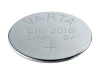 VARTA Batterie Varta Knopfzelle CR2016 3V 90mAh