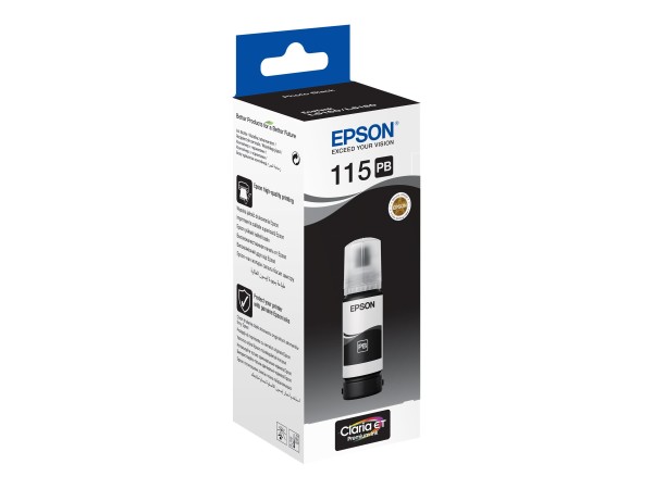 EPSON Ink/115 EcoTank Photo Black ink bottle