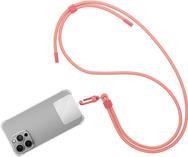 4SMARTS Universal Handykette PhonoLace opal rot (540487)