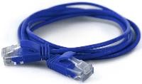 WANTEC wW Patchkabel CAT6A (rund 2,8mm) UTP blau 1,50m