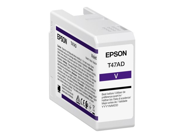 EPSON Singlepack Violet T47AD UltraChrome Pro 10 ink 50ml