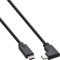 INTOS ELECTRONIC InLine® USB 3.2 Gen.2 Kabel, USB Typ-C Stecker/Stecker, schwarz, 1m (35701W)