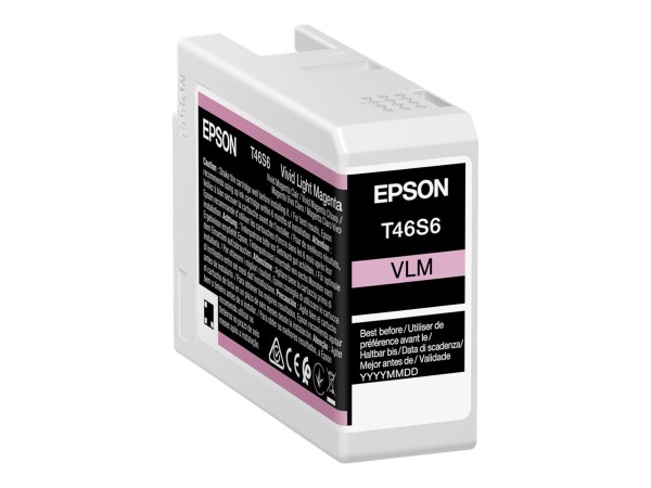 EPSON Singlepack Vivid Light Magenta T46S6 UltraChrome Pro 10 ink 26ml