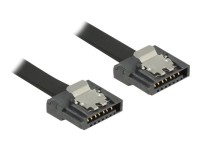 SATA-Kabel Delock SATA III -> SATA St/St 0.30m FLEXI schwarz