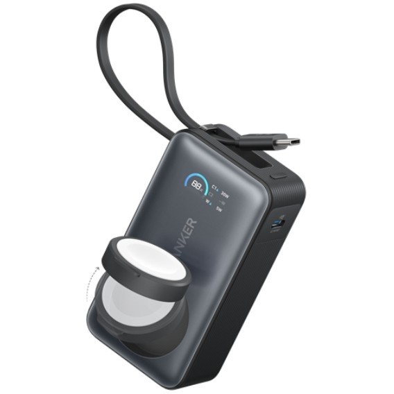 ANKER MagGo PowerBank 10.000mAh 35W fuer iPhone und Apple Watch inkl. 30W USB-C Kabel