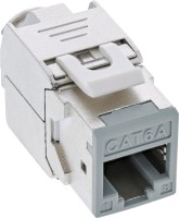 INLINE 8pcs. Pack Keystone RJ45 jack, shielded, Cat.6A, grey