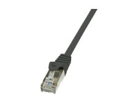 LOGILINK CAT5e F/UTP Patchkabel  AWG26 schw.  0,50m