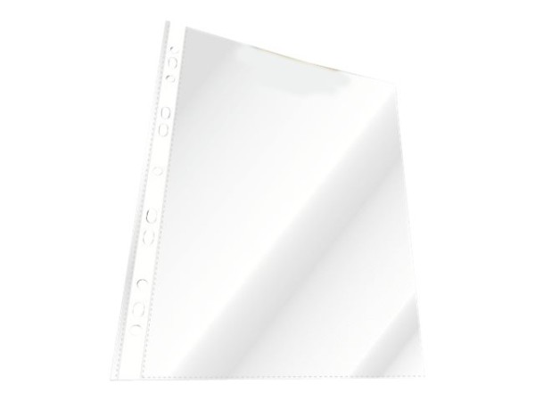 DURABLE BUSINESS Prospekthülle, DIN A4, PP, glasklar 0,050 mm, oben offen, mit Universallochung, - 1