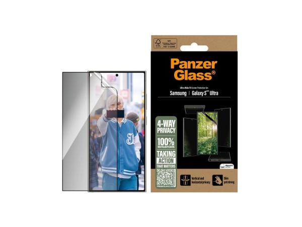 PANZERGLASS ECO MATRIX 4-way Privacy Screen Protector für Samsung Galaxy S25 Ultra