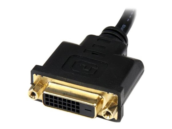 STARTECH.COM HDMI auf DVI Adapter 20cm - DVI-D (25 pin) (Buchse) zu HDMI (19 pin) (Stecker) - Monit