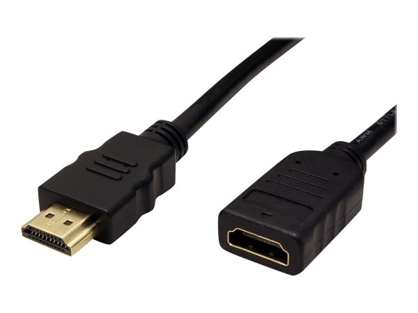 VALUE HDMI High Speed Verlängerungskabel mit Ethernet Stecker-Buchse 1,5 m