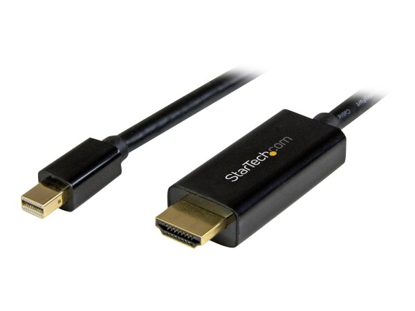 STARTECH.COM 2m Mini DisplayPort auf HDMI Konverterkabel - mDP zu HDMI Adapter mit Kabel Ultra HD 4K