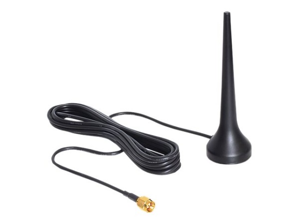 DELOCK GSM Quadband Antenne SMA 2 dBi omnidirektional starr