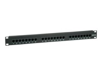 VALUE Kat.5e Patchpanel UTP 24P schwarz