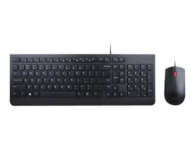 LENOVO Essential Wired Keyboard and Mouse Combo - Polish