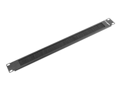LANBERG 19 " Rack-Pinsel-Panel 1 HE Schwarz (AK-1101-B)
