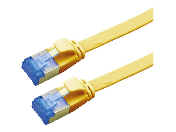 VALUE 21992131 RJ45 Netzwerkkabel, Patchkabel CAT 6a F/UTP 1.00 m Gelb 1 St.