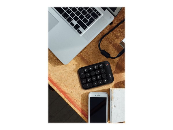 LOGILINK Tastatur Wireless mit Touchpad, 2,4 GHz, schwarz