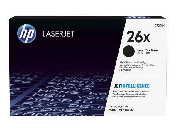 HP 26X Schwarz LaserJet Tonerpatrone (CF226X)