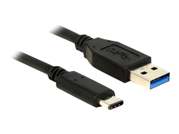 DELOCK USB3.1 Kabel Delock C -> A St/St 0.50m schwarz