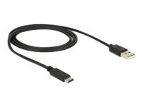 Kabel DELOCK USB 2.0 Type-C Stecker > A-Stecker. 1,0m [bk]