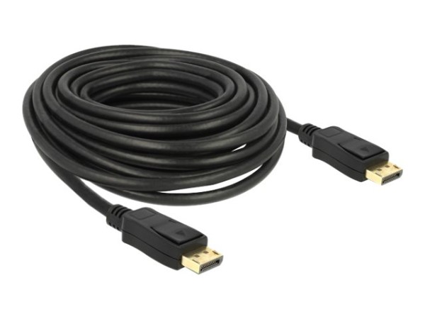 DELOCK Kabel DP 1.2 -> DP St/St 10.0m schwarz 4K 60Hz