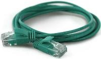 WANTEC Patchkabel CAT6A (rund 2,8mm) UTP grün 0,20m