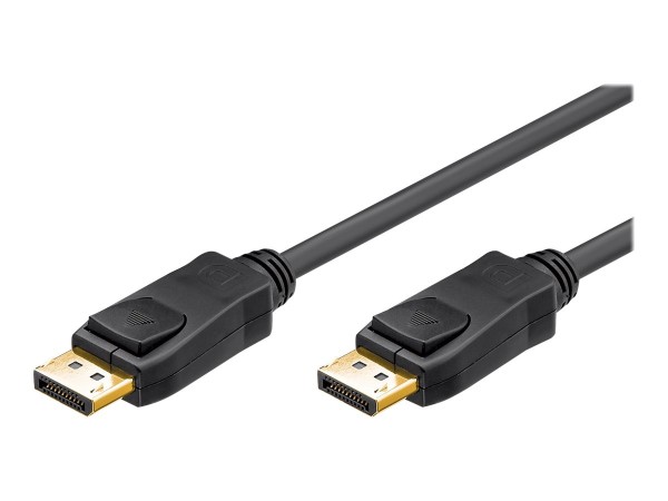 GOOBAY 49959 DisplayPort Verbindungskabel 1.2, 4K, vergoldet, DisplayPort-Stecker auf Disp