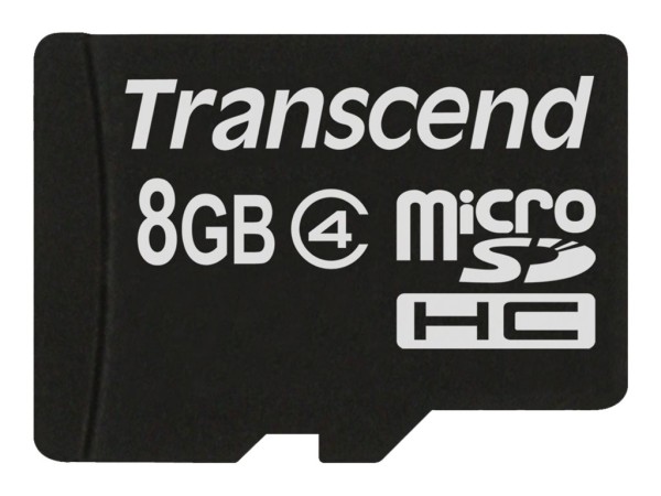 TRANSCEND SDHC CARD MICRO 8GB CLASS 4