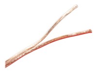 LOGILINK Lautsprecherkabel, 2x0.75 mm2,  25 m transparent